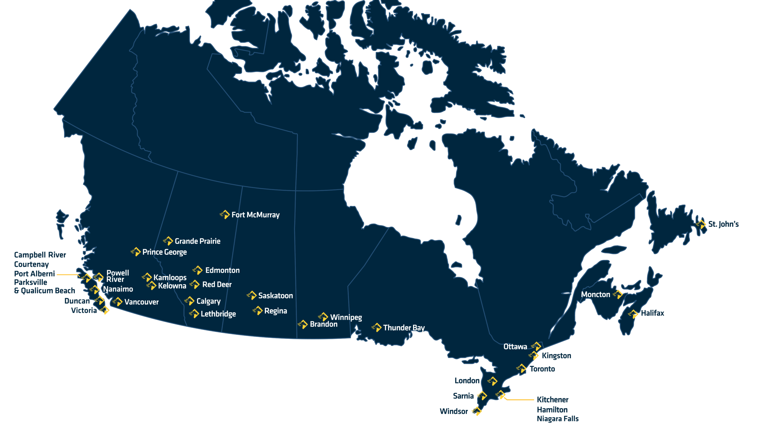 Paladin Security has offices across Canada